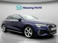 Used Audi A3 S-Line 110 HP (80 kW) 2023 Blue Sedan