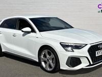 Used Audi A3 S-Line 110 HP (80 kW) 2022 White Hatchback