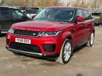 Used Land Rover Range Rover Sport HSE 306 HP (225 kW) 2019 Red SUV