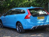 Used Volvo V60 R-Design 115 HP (84 kW) 2015 Blue Estate