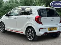 Used Kia Picanto GT-Line 101 HP (74 kW) 2021 Clear white Hatchback