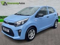 Used Kia Picanto 66 HP (48 kW) 2019 Blue Hatchback