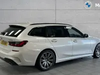 Used BMW 330 M Sport 258 HP (189 kW) 2021 Mineral white metallic Estate
