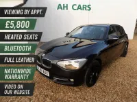 Used BMW 120 Sport Line 184 HP (135 kW) 2011 Black Hatchback