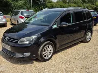 Used VW Touran SE 105 HP (77 kW) 2011 Black MPV