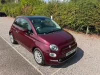 Used Fiat 500 Lounge 69 HP (50 kW) 2016 Red Hatchback