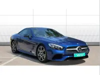 Used Mercedes SL500 AMG line 449 HP (330 kW) 2017 Blue Cabriolet