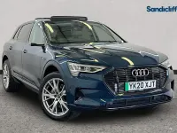 Used Audi e-tron Comfort 300 kW (408 HP) 2020 Blue SUV