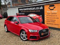 Used Audi A3 Sportback S-Line 2017 Red Hatchback