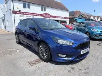 Used Ford Focus ST-Line 140 HP (102 kW) 2018 Blue Hatchback