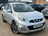 Begagnad Nissan Micra S 80 HK (58 kW) 2013 Silver Halvkombi