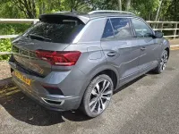 Usado VW T-Roc R-line 150 CV (110 kW) 2020 Gris SUV