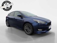 Used Ford Focus ST-Line 120 HP (88 kW) 2017 Blue Hatchback