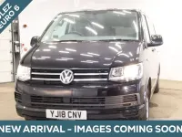 Used VW T6 SE 150 HP (110 kW) 2018 Black Van