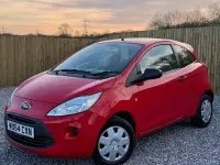Used Ford Ka Studio 69 HP (50 kW) 2014 Red Hatchback