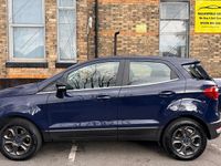 Used Ford Ecosport Zetec 100 HP (73 kW) 2018 Blue SUV