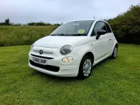 Used Fiat 500 Pop 69 HP (50 kW) 2016 White Hatchback