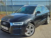 Usado Audi Q3 S-line plus 150 CV (110 kW) 2016 Negro SUV