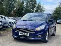 Usado Ford S-MAX Zetec 150 CV (110 kW) 2016 Azul Monovolumen