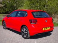 Used VW Polo SE 95 HP (69 kW) 2018 Red Hatchback