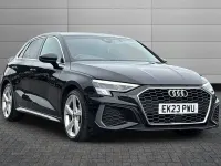 Used Audi A3 S-Line 150 HP (110 kW) 2023 Black Hatchback
