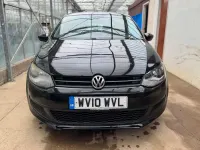 Used VW Polo SE 90 HP (66 kW) 2010 Black Hatchback