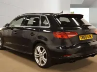Used Audi A3 Sportback S-Line 150 HP (110 kW) 2019 Black Hatchback