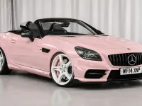 Used Mercedes SLK250 AMG 2014 Pink Cabriolet