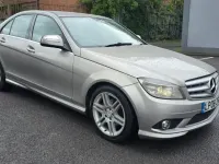 Begagnad Mercedes C220 2008 Silver Sedan