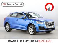 Begagnad Audi Q2 S-Line 150 HK (110 kW) 2019 Blå SUV