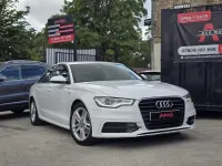 Used Audi A6 S-Line 2014 White Sedan