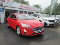 Used Ford Focus Titanium 125 HP (91 kW) 2018 Red Estate