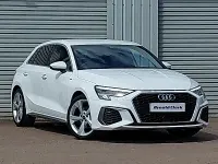 Used Audi A3 S-Line 150 HP (110 kW) 2024 White Hatchback