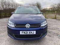 Used VW Sharan SE 150 HP (110 kW) 2021 Blue MPV