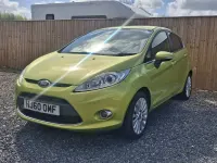 Used Ford Fiesta Titanium 2010 Green Hatchback