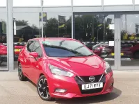 Used Nissan Micra Acenta 92 HP (67 kW) 2022 Red Hatchback