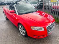 Used Audi A4 Cabriolet S-Line 2006 Red Cabriolet