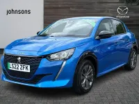 Used Peugeot e-208 Allure Premium 100 kW (136 HP) 2022 Blue Hatchback