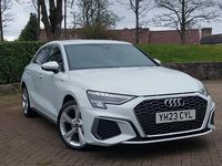 Used Audi A3 S-Line 110 HP (80 kW) 2023 White Sedan