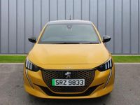 Used Peugeot e-208 GT 98 kW (134 HP) 2021 Yellow Hatchback