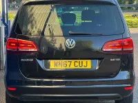 Used VW Sharan SE 177 HP (130 kW) 2017 Black MPV