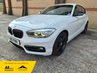 Used BMW 116 Sport Line 2016 White Hatchback