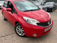 Używany Nissan Note S 98 KM (72 kW) 2015 Czerwony Hatchback