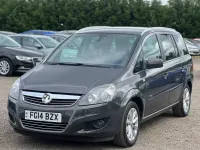 Used Vauxhall Zafira Design Edition 2014 Grey MPV