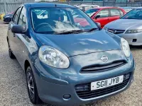 Used Nissan Micra Visia 98 HP (72 kW) 2011 Silver Hatchback