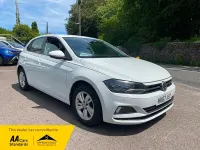 Used VW Polo SE 95 HP (69 kW) 2018 White Hatchback