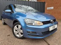 Used VW Golf VII Match 122 HP (89 kW) 2014 Blue Hatchback