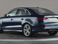 Used Audi A3 S-Line 150 HP (110 kW) 2018 Blue Sedan