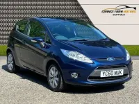 Used Ford Fiesta Zetec 82 HP (60 kW) 2010 Blue Hatchback