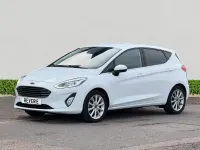 Second-hand Ford Fiesta Titanium 125 CP (91 kW) 2021 Alb Hatchback